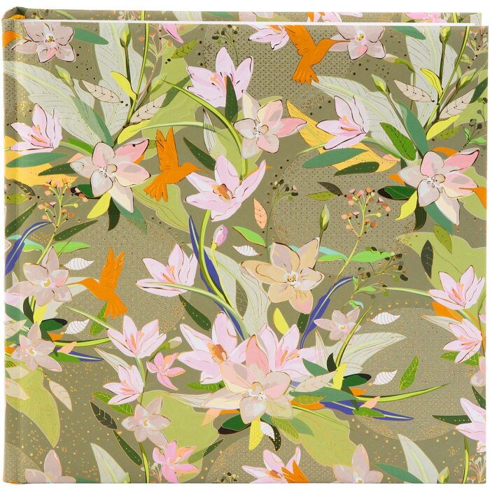 Goldbuch Álbum de fotos Royal Lilly verde 25x25 cm 60 páginas blancas