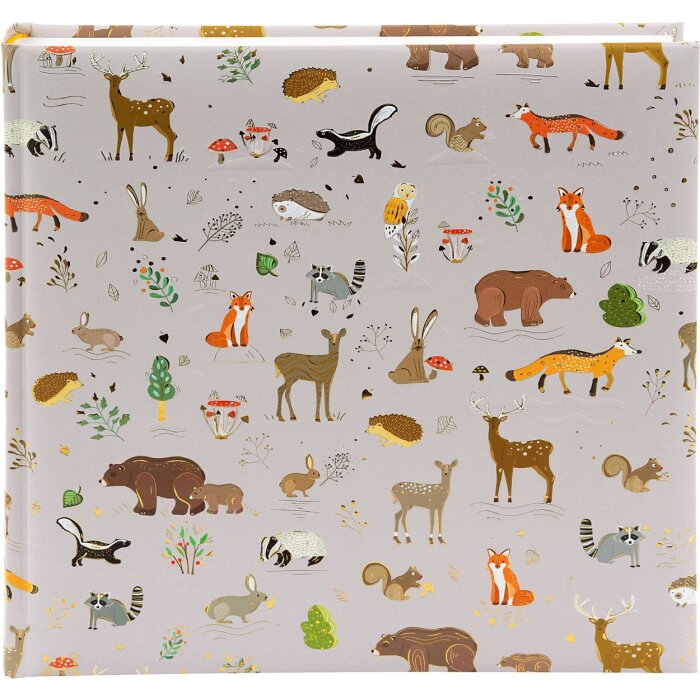 Goldbuch álbum de fotos infantil Woodland charm marrón 25x25 cm 60 páginas blancas