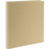 Goldbuch Carpeta de anillas de lino Bella Vista beige Mecanismo de 4 anillas DIN A4