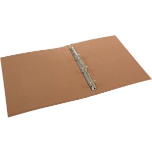 Goldbuch Carpeta de anillas de lino Bella Vista avellana Mecanismo de 4 anillas DIN A4