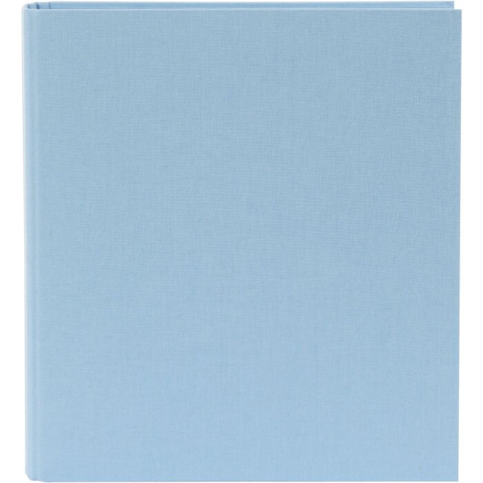 Goldbuch Carpeta de anillas de lino Bella Vista azul cielo mecanismo de 4 anillas DIN A4