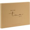 Goldbuch Libro de visitas Sólo nosotros dos 29x23 cm 50 páginas blancas