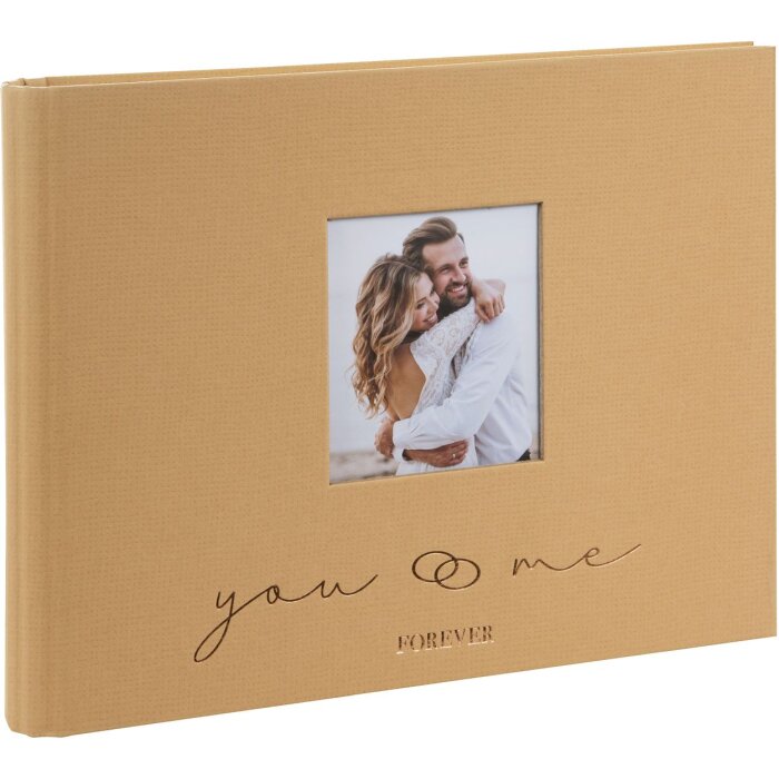Goldbuch Libro de Visitas Forever marrón 29x23 cm 50 páginas blancas