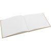 Libro de oro Libro de visitas Forever marrón 25x20 cm 100 páginas blancas