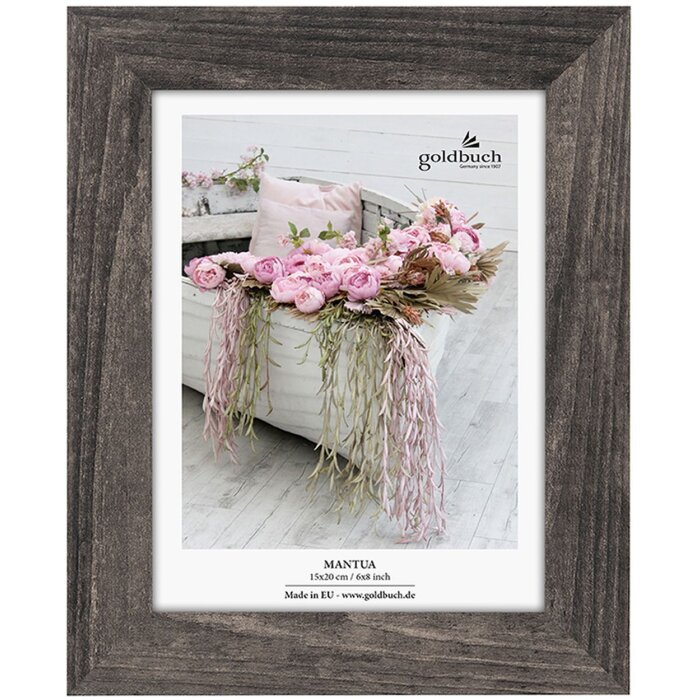 Goldbuch Marco de madera MDF Mantua antracita 10x15 cm
