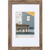 Marco de madera Walther Fiorito 60x80 cm nogal cristal acrílico
