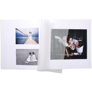 Exacompta Álbum de fotos Kingsbridge marfil 29x32 cm 60 páginas blancas