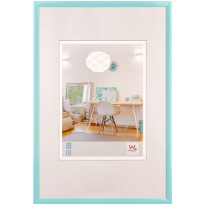Marco de plástico Walther New Lifestyle 30x45 cm turquesa