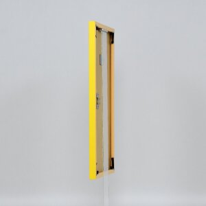Marco de plástico efecto Art amarillo 25x38 cm cristal transparente