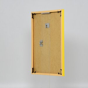 Marco de plástico efecto Art amarillo 27x48 cm cristal transparente