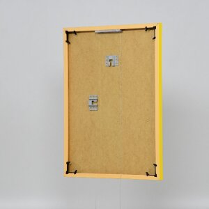 Marco de plástico efecto Art amarillo 27x48 cm cristal transparente