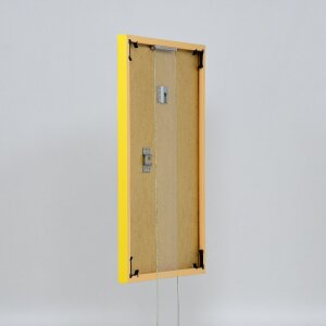 Marco de plástico efecto Art amarillo 50x75 cm cristal transparente