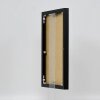 Marco de aluminio efecto Quadro 20x25 cm cristal negro transparente trasera MDF