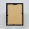 Efecto Marco de aluminio Quadro 25x60 cm Negro Cristal transparente Alto Paisaje