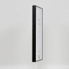 Efecto Marco de aluminio Quadro 25x60 cm Negro Cristal transparente Alto Paisaje