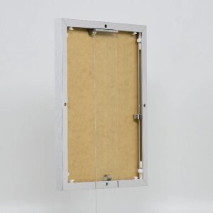 Portarretratos efecto aluminio Quadro 30x30 cm plata alto brillo