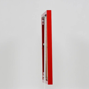 Efecto marco de aluminio Quadro 40x60 cm rojo cristal transparente