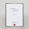 Efecto marco de aluminio Quadro 45x60 cm plata antigua cristal transparente