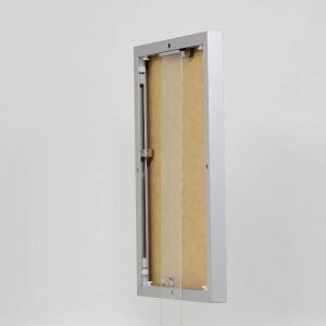 Efecto marco de aluminio Quadro 45x80 cm plata cristal transparente