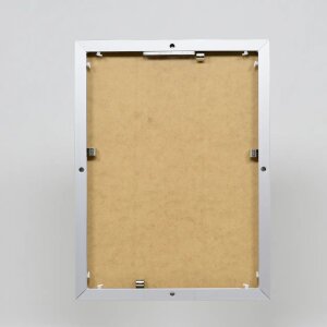 Efecto marco de aluminio Quadro 45x80 cm plata cristal transparente