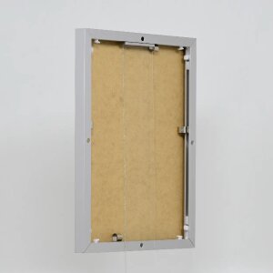 Efecto marco de aluminio Quadro 45x80 cm plata cristal transparente