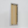Efecto marco de aluminio Quadro 45x80 cm plata cristal transparente