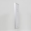 Efecto marco de aluminio Quadro 45x80 cm plata cristal transparente