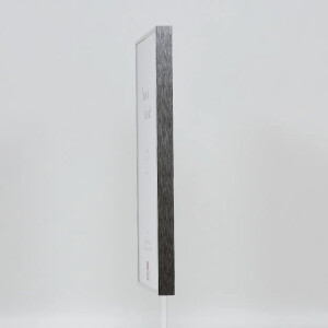 Portarretratos efecto aluminio Quadro 45x80 cm plata alto brillo cristal transparente