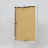 Portarretratos efecto aluminio Quadro 45x80 cm plata alto brillo cristal transparente