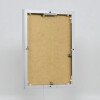 Portarretratos efecto aluminio Quadro 45x80 cm plata alto brillo cristal transparente