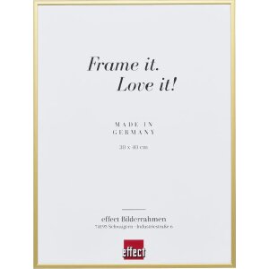 Efecto marco de aluminio Quadro 50x60 cm oro cristal...