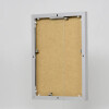 Efecto marco de aluminio Quadro 70x70 cm plata cristal transparente