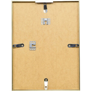 Marco de fotos de aluminio Effect Serie 2 Vidrio claro dorado 70x70 cm