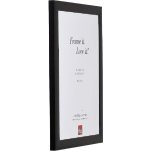 Marco de fotos de aluminio Effect Profil S3 negro 62x93 cm con vidrio transparente