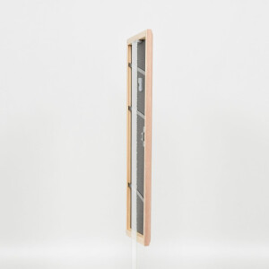 Efecto marco de madera perfil 32 marrón claro 29,7x42 cm cristal normal