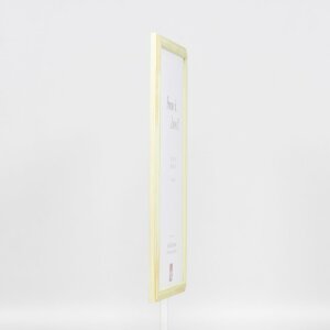 Efecto marco de madera perfil 32 verde 30,5x91,5 cm cristal normal
