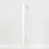 Efecto Madera Marco Barroco Perfil 37 blanco 25x80 cm Cristal normal