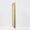 Marco Barroco Efecto Madera Perfil 37 plata antigua 40x40 cm cristal normal