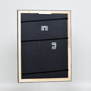 Marco de fotos de madera Effect Profil 40 Platin 18x32 cm con vidrio normal