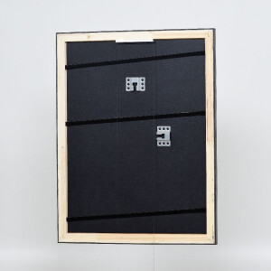 Marco de fotos de madera Effect Profil 40 Platin 20x25 cm con cristal normal