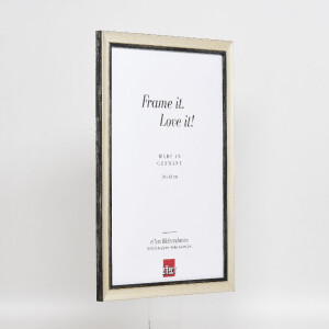 Marco de fotos de madera Effect Profil 40 Plata 25x60 cm con cristal normal