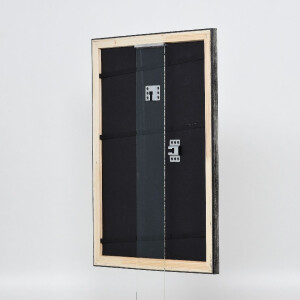 Marco de fotos de madera Effect Profil 40 Platin 25x80 cm Vidrio Normal