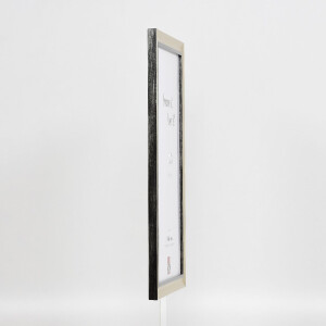 Marco de fotos de madera Effect Profil 40 Plata 35x100 cm Vidrio normal