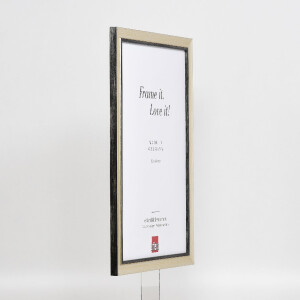 Marco de fotos de madera Effect Profil 40 Plata 60x60 cm con vidrio normal