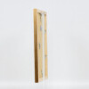 Marco de fotos de madera Effect Profil 41 Antikgold 25x80 cm con vidrio transparente