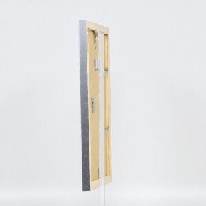 Marco de fotos de madera Effect Profil 41 Plata 28x35 cm Vidrio transparente