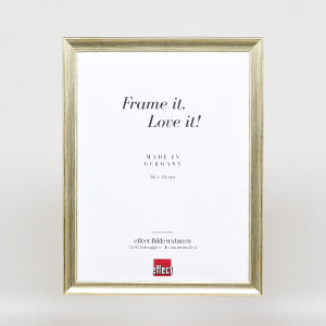 Marco de fotos de madera Effect Profil 41 Antiguo Plata 30x40 cm con vidrio liso