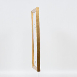 Marco de fotos de madera Effect Profil 41 Antikgold 30x45 cm con vidrio claro