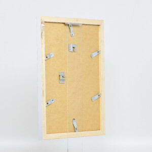 Marco de fotos de madera Effect Profil 41 Plata 30,5x91,5 cm Vidrio Límpido