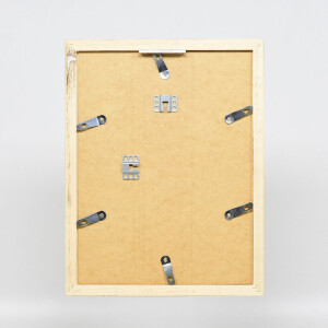 Marco de fotos de madera Effect Profil 41 Plata 61x91,5 cm Vidrio claro